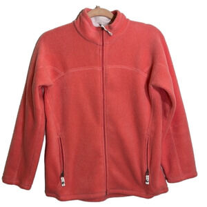 Rei youth fleece zip up jacket, size XL, peach color, in very good condition